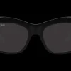 Discount Balenciaga BB0132S 001 Solglasögon